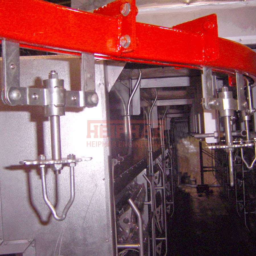 ภาพการติดตั้งใช้งาน ระบบโซ่ลำเลียง Z-5075 Trolley Conveyor