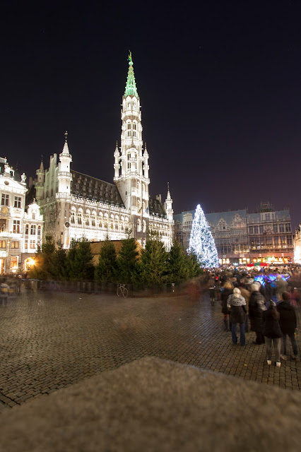 Spettacolo di luci e suoni alla Grande Place-Bruxelles