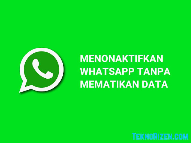 Cara Menonaktifkan WhatsApp Tanpa Mematikan Data