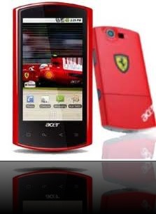 acer liquide ferrari mobile