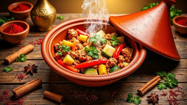 طاجن التورلي بالدجاج