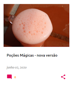 As nossas poções mágicas, com um twist especial