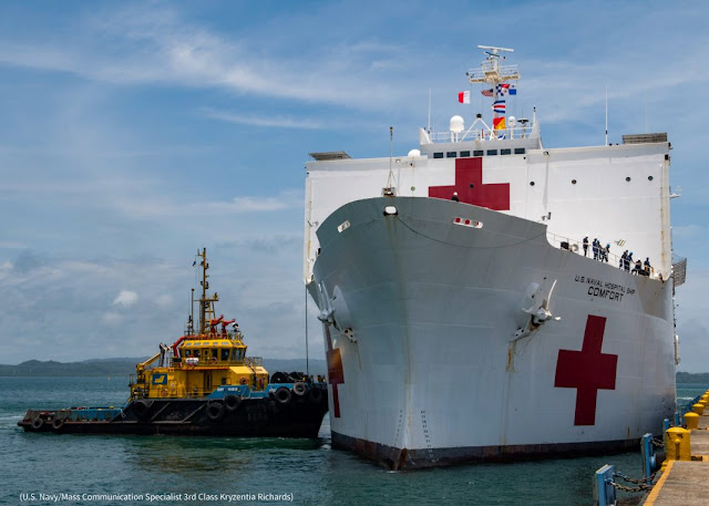 LATINOAMÉRICA:  La misión del USNS Comfort en cifras llevando ayuda humanitaria a venezolanos.