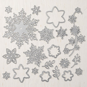 Snowfall Thinlits dies Stampin' Up!