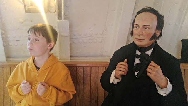 Isambard Kingdom Brunel with Child Impersonator!