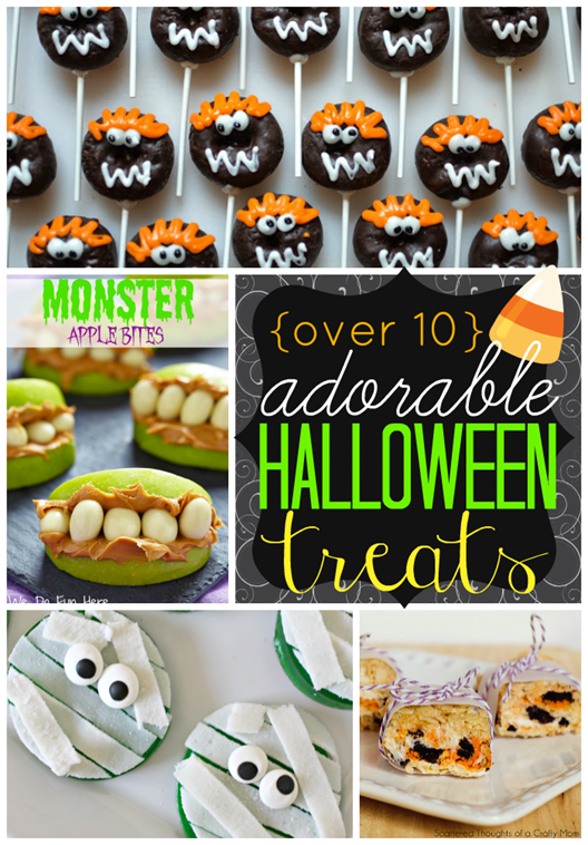 Over 10 Adorable Halloween Treats #halloween #gingersnapcrafts #features