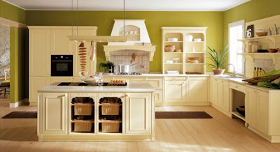 cocina color verde