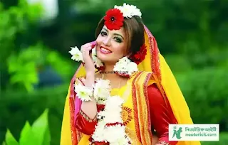 গায়ে হলুদের শাড়ি  - biyer sharee - NeotericIT.com