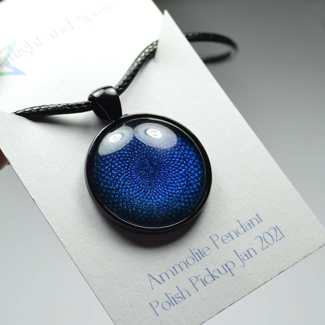 cobalt pendant necklace