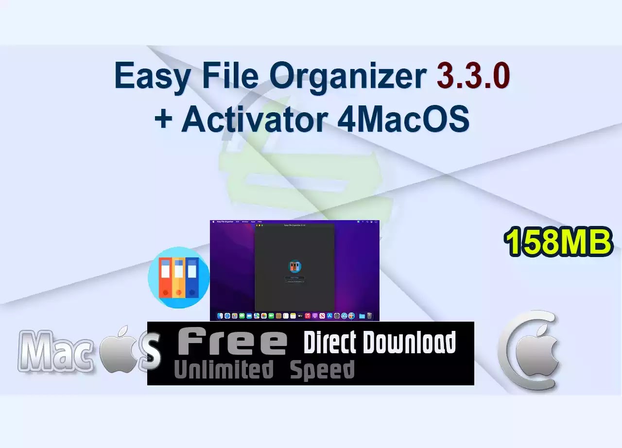 Easy File Organizer 3.3.0 + Activator 4MacOS