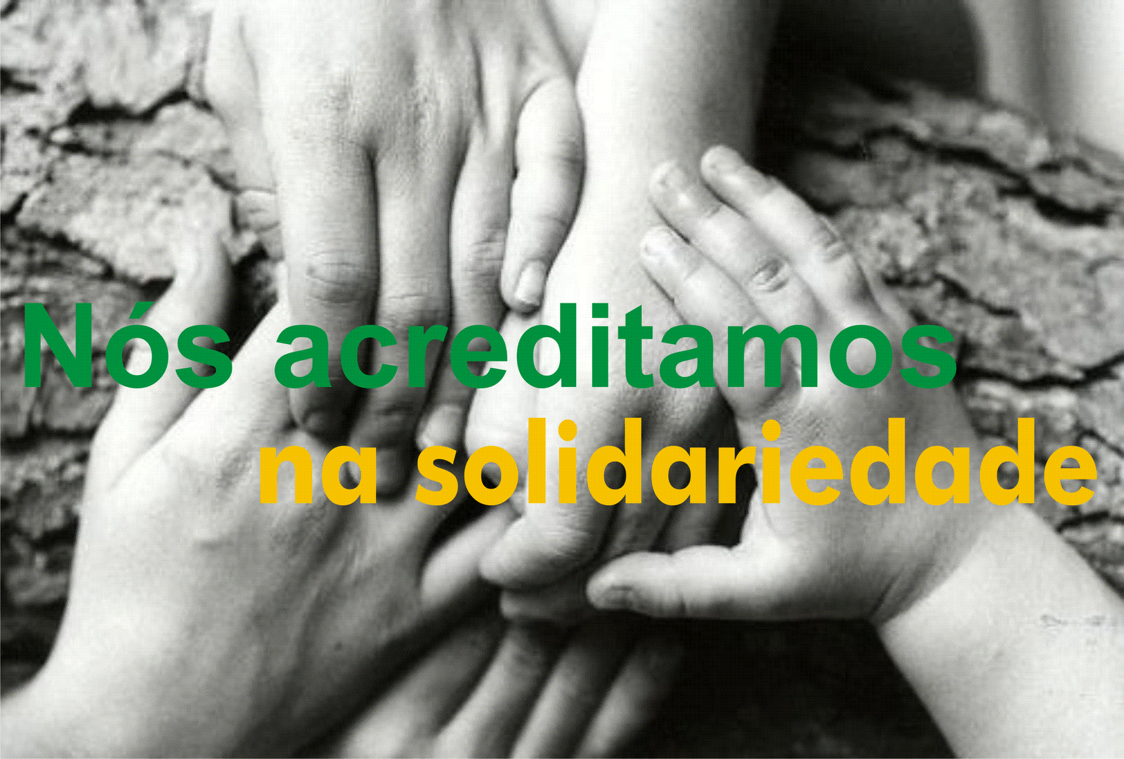 Nós acreditamos na solidariedade