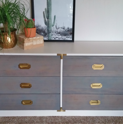 Two-Tone Campaign Dresser