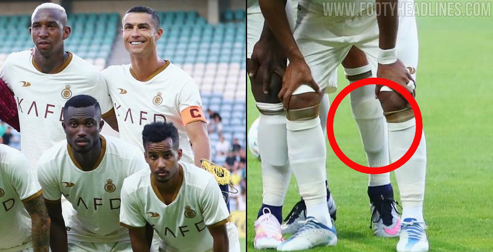 onszelf blozen geroosterd brood Breach of Contract? Ronaldo Appears to Wear Adidas Gear for Al Nassr -  Footy Headlines