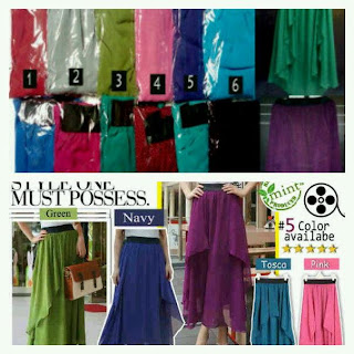 rok sifon layer, hijabers