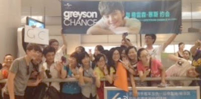 Greyson Chance meeting his fans in Changsha China - July 2012