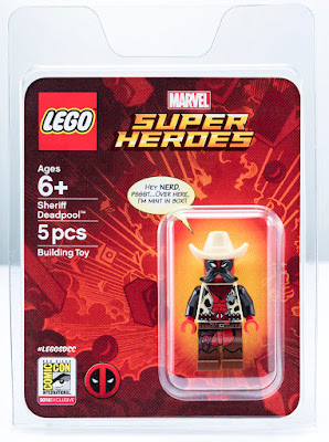 San Diego Comic-Con 2018 Exclusive Sheriff Deadpool Marvel LEGO Mini Figure