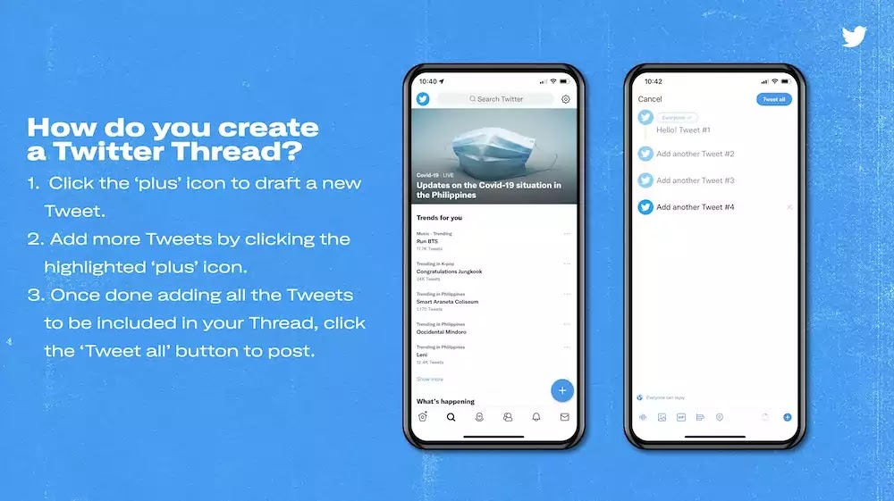 How do you create a Twitter Thread?