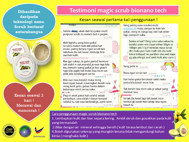 Glimmerz skincare / Magic scrub bio nano tech