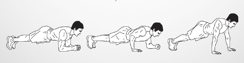 30 Day HIIT Workout Day 13 - up and down plank