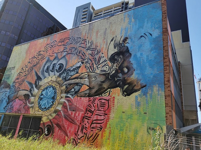 Parramatta Street Art | Mural by Knoswet & Dcydes