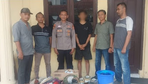 Pelaku Pembobolan Rumah Diringkus Reskrim Polsek Langsa Kota 