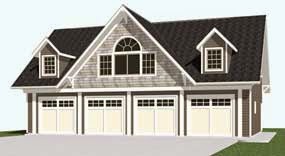  Carriage House Style Plan 2402-1 by Behm Design