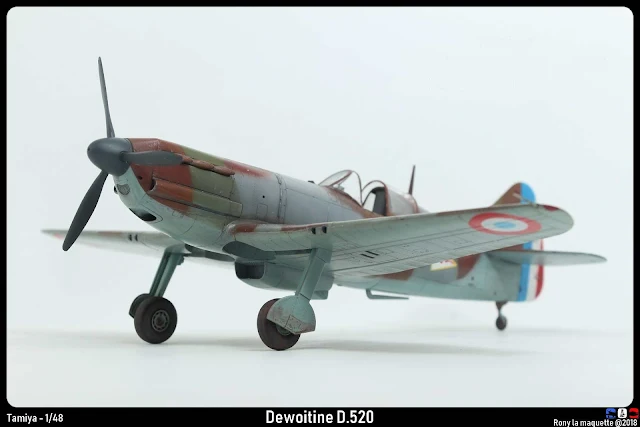 Dewoitine D.520 du GC 1/3 de Tamiya au 1/48.