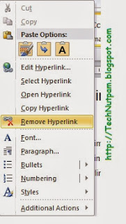 How to remove all hyperlinks in Microsoft Word