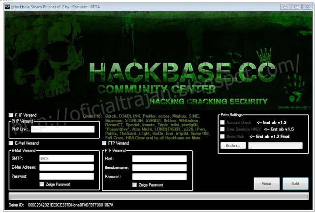 Hackbase Steam Phisher 1.2 BETA