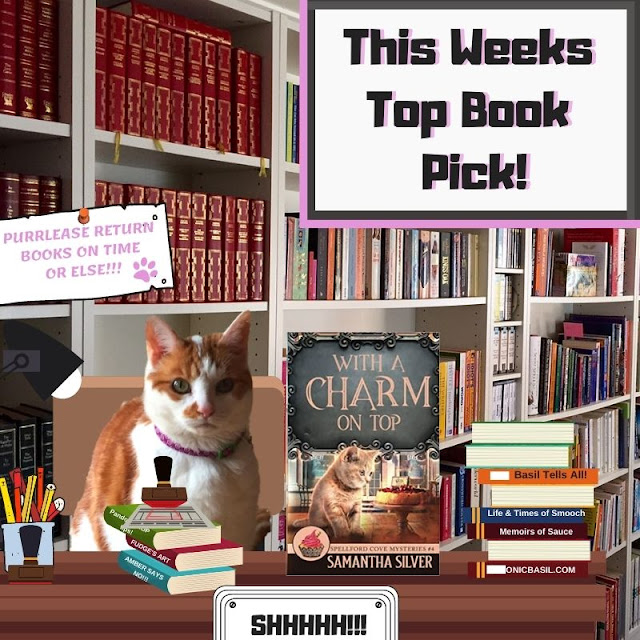 Amber's Book Reviews #227 What Are We Reading This Week ©BionicBasil® With A Charm on Top by Samantha Silver