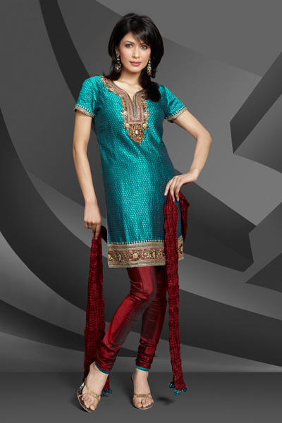 Skin Tight Churidars, Silk Shining Churidars for Modern Girls 2011