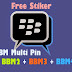 BBM Multi Pin(BBM2+BBM3+BBM4) v2.6.0.28 Official Free Stiker