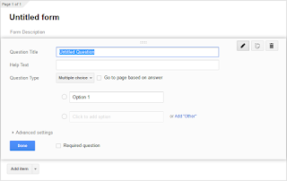 google form layout