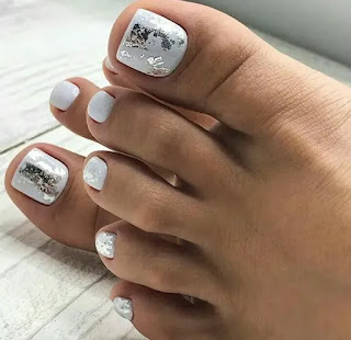 +20 Beautiful White Toe Nail Designs 2022 to Trend