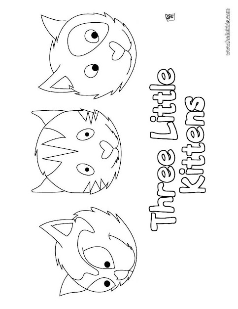 Funny Cat Three Little Kittens Coloring Page  Coloring Page  Animal Coloring  Pages  Pet Coloring Pages
