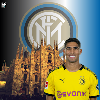 Achraf Hakimi en route vers Milan