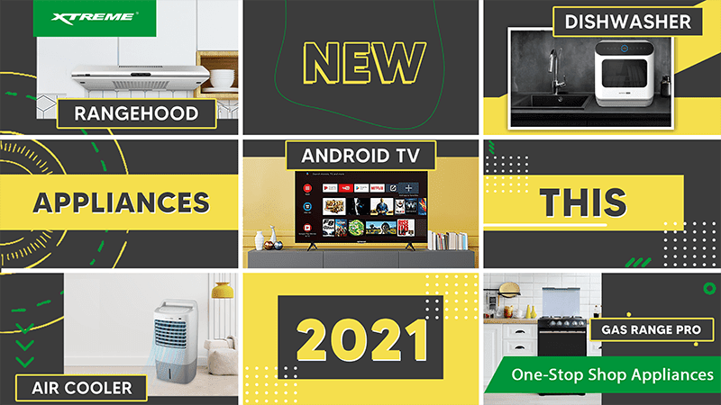 XTREME Appliances introduces X-Series Android TV, Home Countertop Dishwasher, and more!