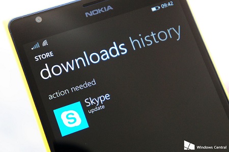 Skype cho Windows Phone 8.1 có cập nhật