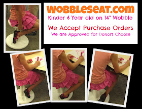 Wobble Seat: Active Seating Alternative.... great for developing core muscles