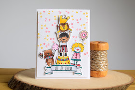 Slider Birthday Card by Jess Crafts featuring Neat and Tangled Big Top Birthday