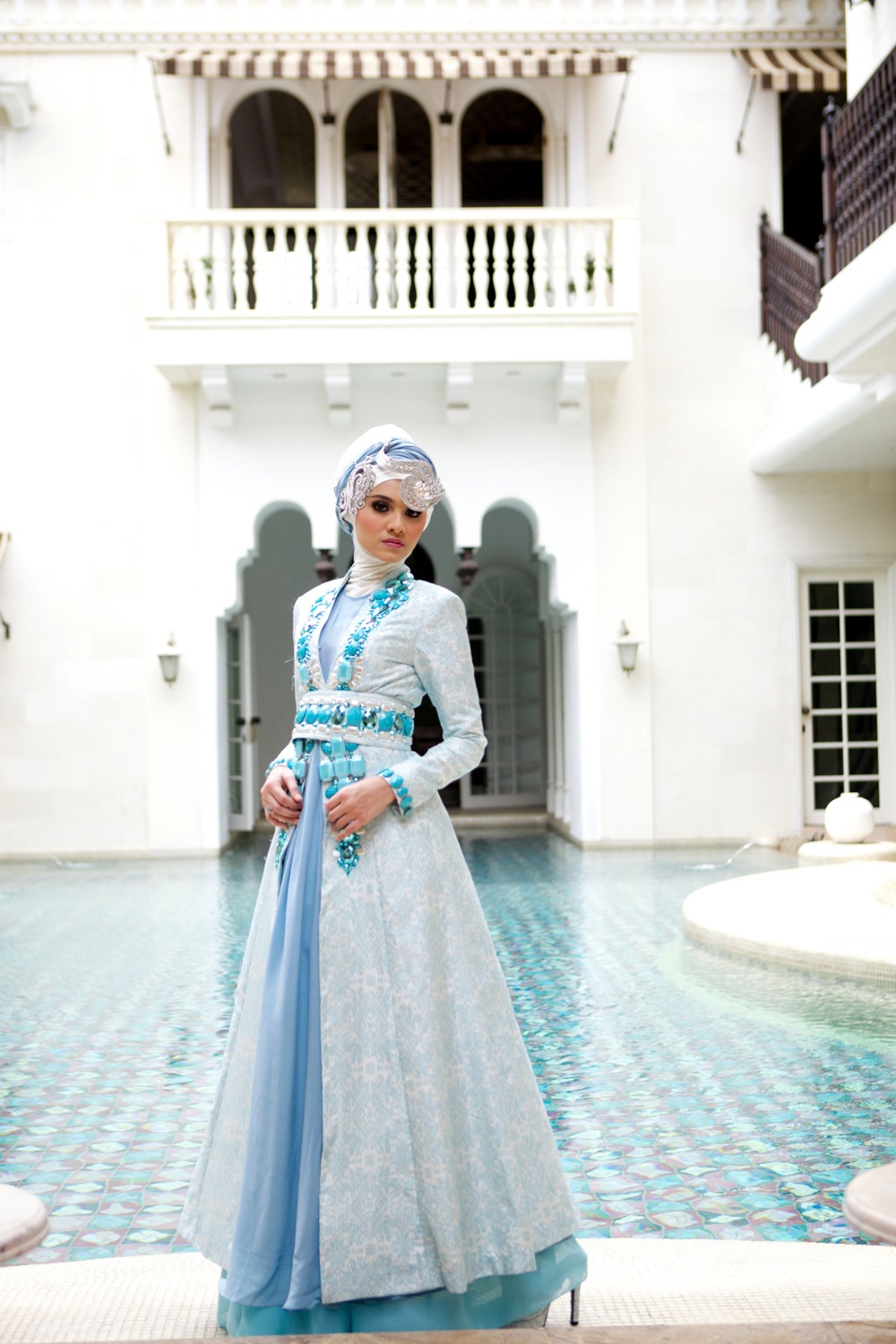 Gambar Model Baju Gamis Muslimah Modern Terbaru - Kumpulan 