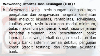 Wewenang Otoritas Jasa Keuangan