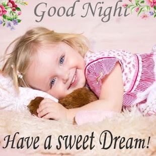 Baby Girl Good Night Wallpaper
