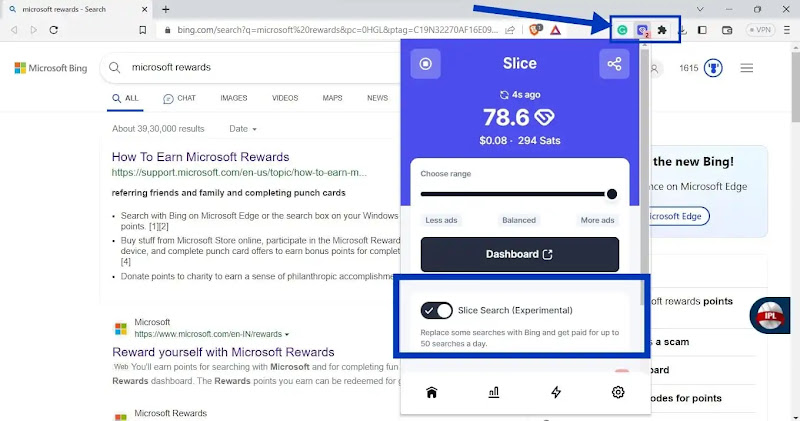 microsoft rewards extension 