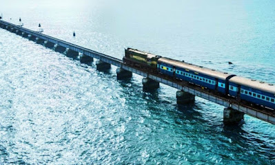 Mandapam - Rameswaram - Pamban bridge train route