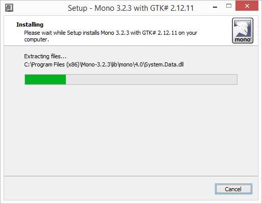 Installing Mono Project