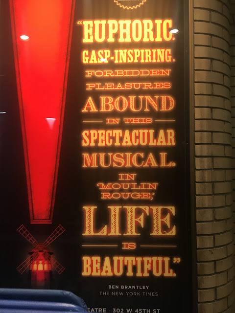 Moulin Rouge Broadway Musical Shubert Ally Poster