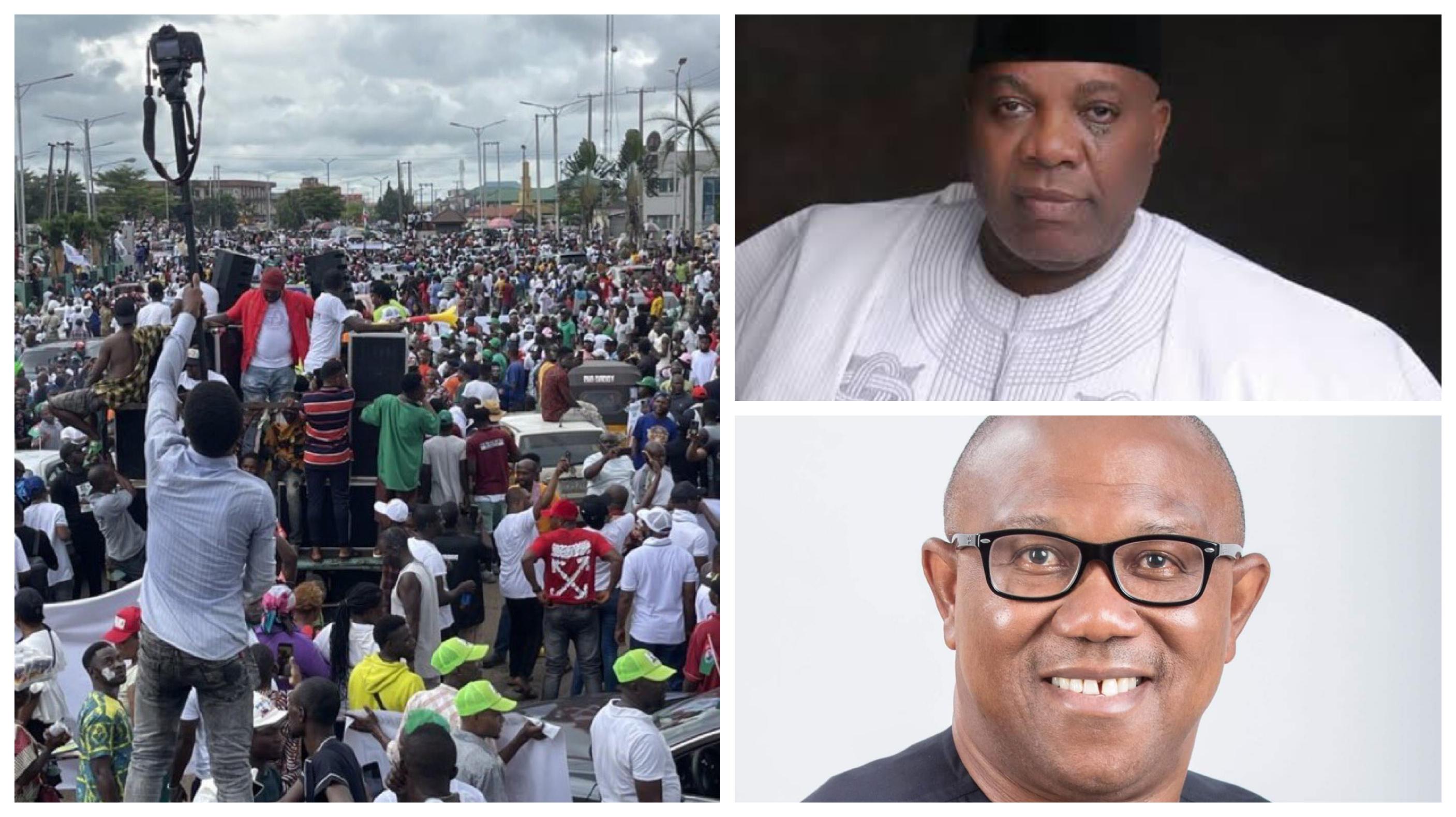 Doyin Okupe thanks those who welcomed Peter Obi in Edo State today
