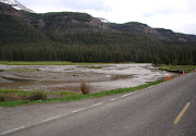 We had arrived in Yellowstone National Park! We didn't have much chance to . (dsc flooding in lamar valley)