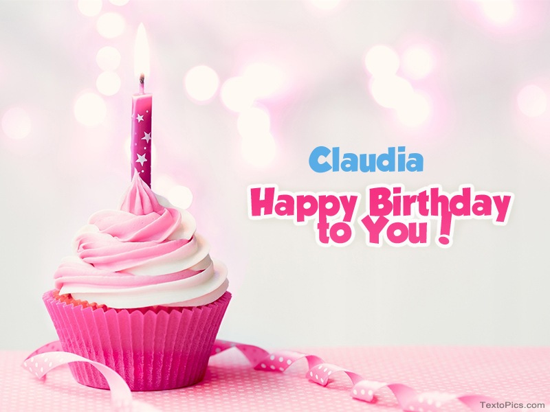 happy birthday claudia images